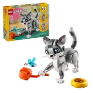 Klocki - Lego Creator Zestaw Psotny Kot Klocki 3w1 407 El. 8+ - miniaturka - grafika 1