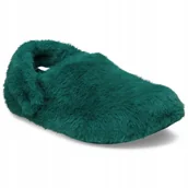 Kapcie męskie - Crocs Damskie Kapcie Pantofle Domowe Classic Cozzy Luxe Slipper 45-46 - miniaturka - grafika 1