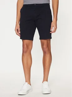 Calvin Klein Szorty materiałowe Modern Twill K10K114063 Granatowy Slim Fit - Spodenki męskie - miniaturka - grafika 1