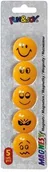 Magnesy - Magnesy do tablic 29mm 5szt Smiley Buźki Fun&Joy TI413432-22350 - miniaturka - grafika 1