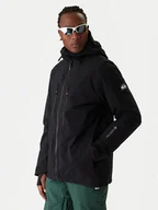 Kurtki narciarskie - Quiksilver Kurtka snowboardowa Pro Path Stretch Goretex Jk EQYTJ03508 Czarny Modern Fit - miniaturka - grafika 1