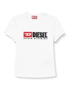Koszulki i topy damskie - Diesel T-SLI-DIV T-Shirt Damski, 100-0grai, XXS - miniaturka - grafika 1