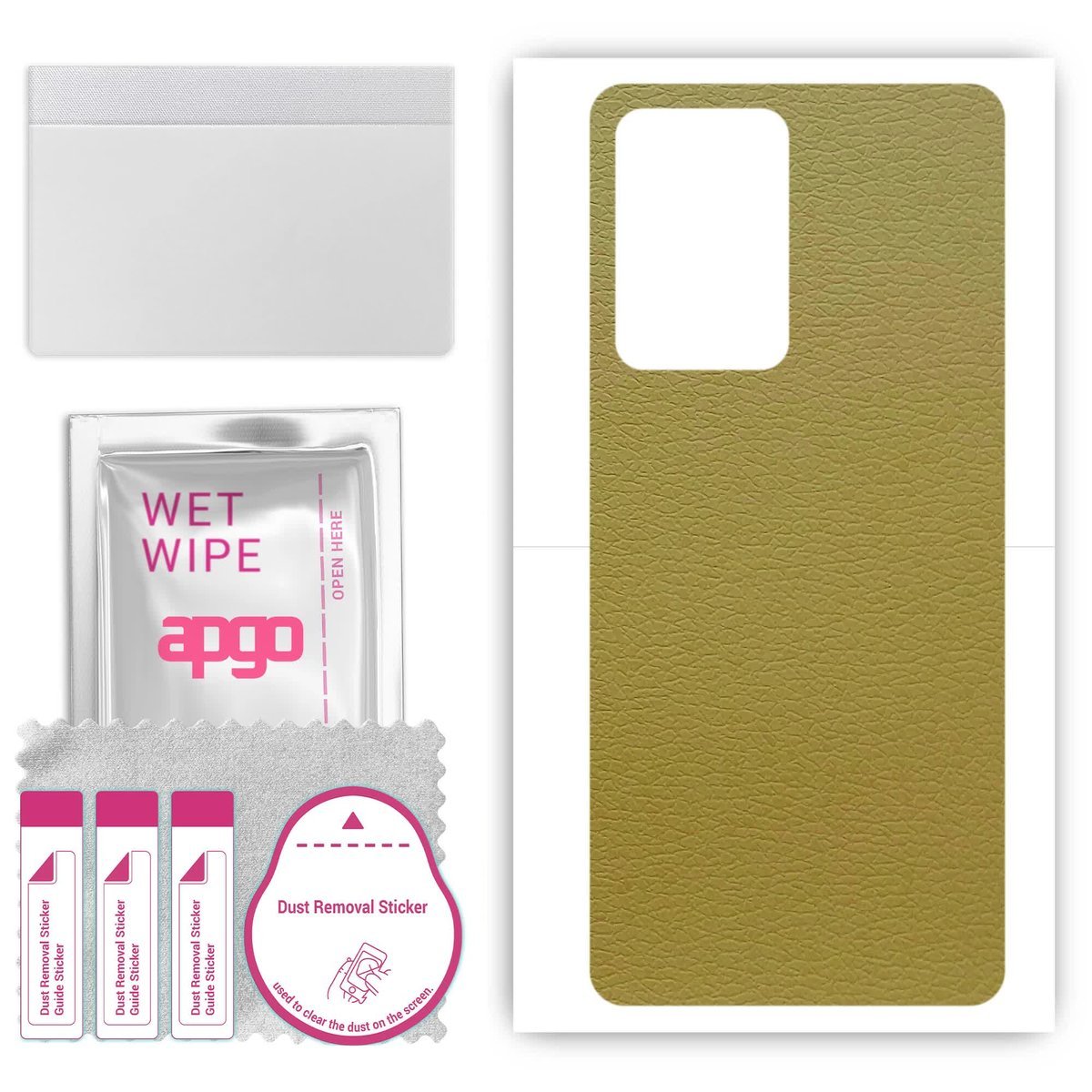 Folia naklejka skórka strukturalna na TYŁ do Xiaomi Civi 2 - Skóra Oliwkowa - apgo SKINS