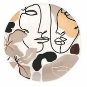 Tace i patery - Ceramiczny talerz do serwowania Villa d'Este Face to Grey, ø 39 cm - miniaturka - grafika 1