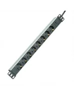 Listwy zasilające - ROLINE 19"" PDU Listwa zasilająca 8x 2300W, IEC320 C14 M, Aluminium - miniaturka - grafika 1
