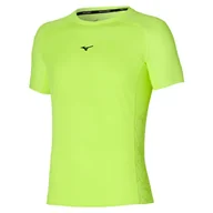 Koszulki męskie - Koszulka męska Mizuno  Aero Tee Neolime XL - miniaturka - grafika 1
