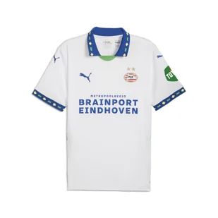 Męska trzecia koszulka PSV Eindhoven 24/25 PUMA White Cobalt Glaze Blue - Koszulki sportowe męskie - miniaturka - grafika 1