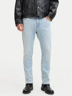 Spodnie męskie - Jack & Jones Jeansy Clark 12289105 Niebieski Regular Fit - miniaturka - grafika 1