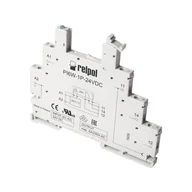 Gniazdka elektryczne - Gniazdo do przekaźnika RM699BV - Wejście: 24VDC, szerokość: 6,2mm; PI6W-1P-24VDC (SZARE) (CE); RELPOL - miniaturka - grafika 1