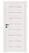 Drzwi wewnętrzne - Dre Drzwi Wewnętrzne Pełne Premium 8 Okleina Biała Mat - miniaturka - grafika 1