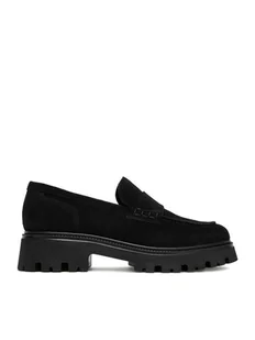 Badura Loafersy C-AVAH-25050LM Czarny - Półbuty damskie - miniaturka - grafika 1