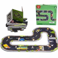 Puzzle - Tooky Toy Lumarko Puzzle Autostrada Makieta + 3 Samochodziki TH103 Lek - miniaturka - grafika 1