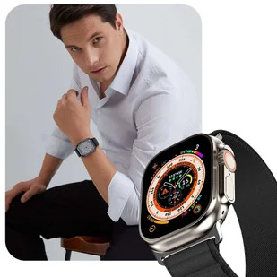 Pasek do zegarka Alogy Sport Strap do Apple Watch 4/5/6/7/8/SE/Ultra (42/44/45/49mm) Czarny - Akcesoria do smartwatchy - miniaturka - grafika 8