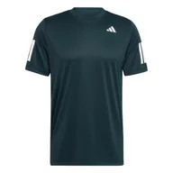 Koszulki sportowe męskie - Koszulka męska adidas Club Tennis Climacool 3-Stripes T-Shirt Aurora Ivy XXL - miniaturka - grafika 1