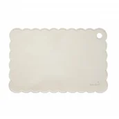 Miseczki i talerzyki dla dzieci - Kremowa silikonowa podkładka JackOJuno - miniaturka - grafika 1