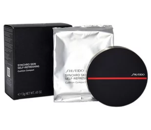 Shiseido Synchro Skin Self-Refreshing Cushion Compact trwały podkład w kompakcie odcień 140 Porcelain 13 g - Podkłady do twarzy - miniaturka - grafika 1