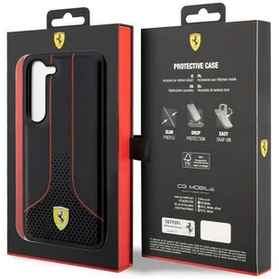 Ferrari FEHCS23SPCSK S23 S911 czarny/black hardcase Perforated 296 P - Etui i futerały do telefonów - miniaturka - grafika 9