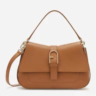 Torebki damskie - Torebka crossbody damska ze skóry naturalnej Furla WB00996BX2045RY0001007 Brązowa (8050597481142) - miniaturka - grafika 1