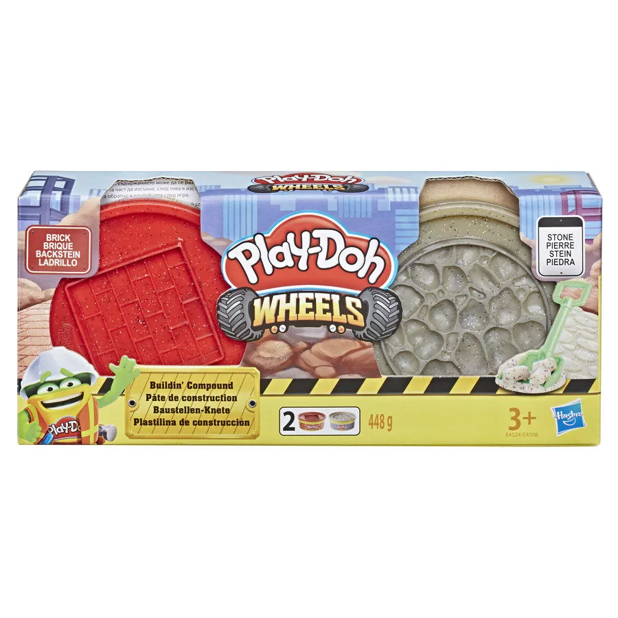 Play-Doh . Wheels. Tuby budowlane - cegła i kamień