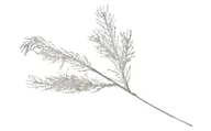 Sztuczne kwiaty - Gałązka mała biała - miniaturka - grafika 1