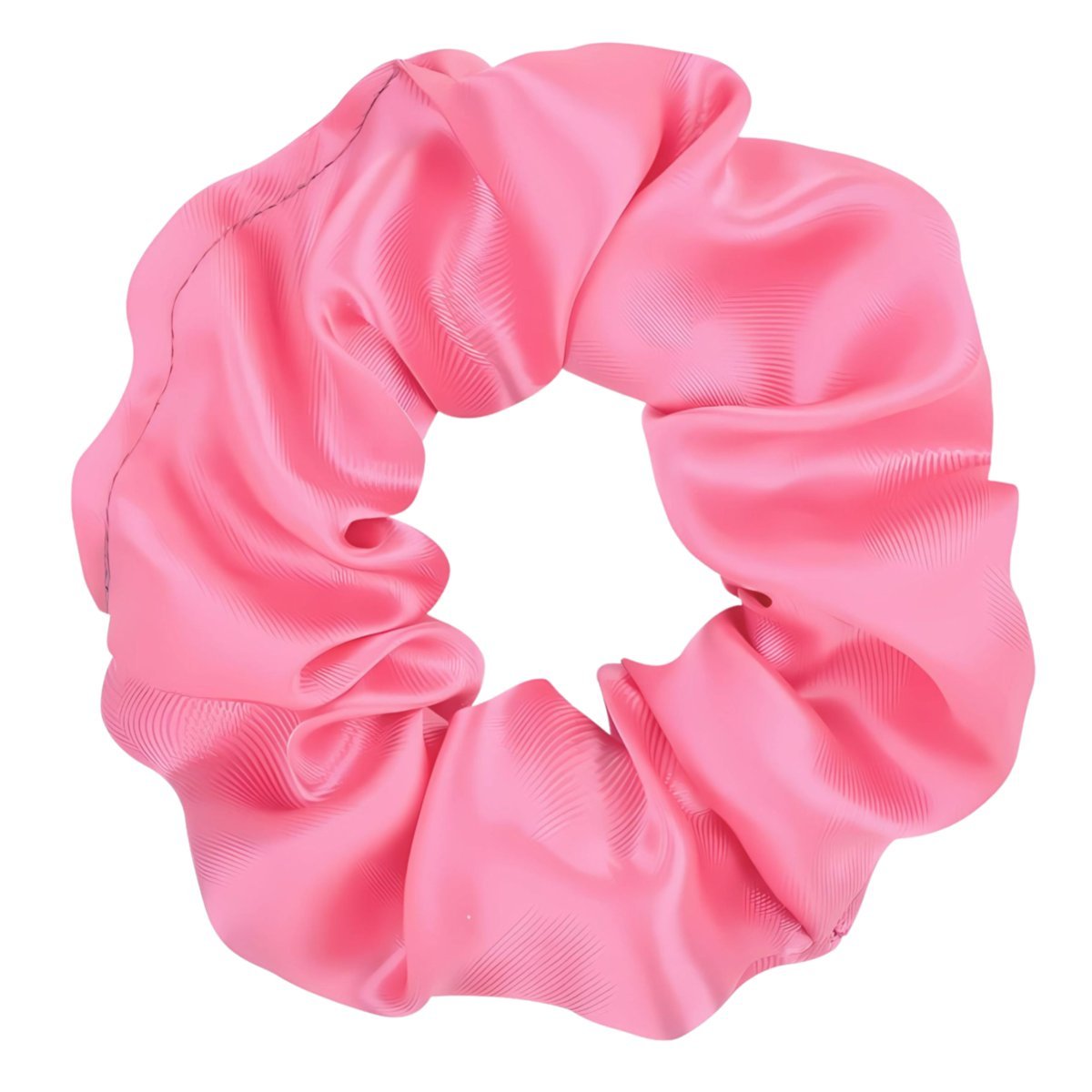 Gumka do Włosów Różowa Satynowa Bez Łączeń Wygodna i Bezpieczna dla Włosów