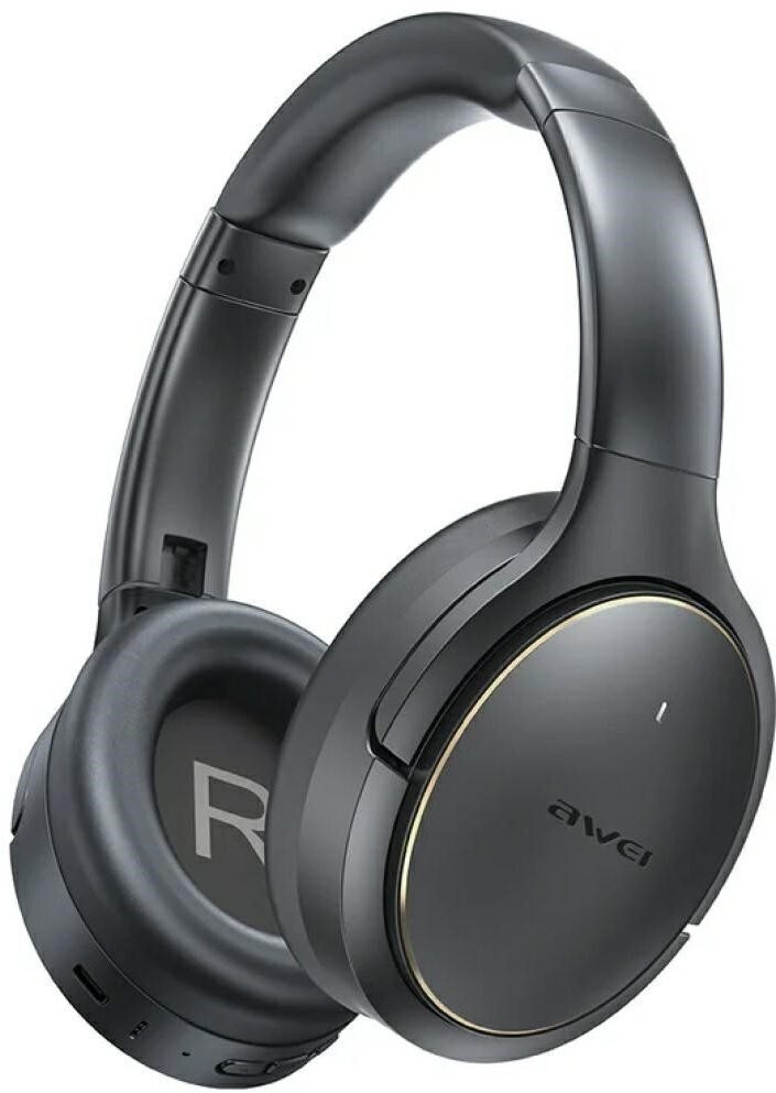 Awei Słuchawki nauszne AT20 ANC ENC Bluetooth 6.0 czarne