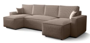 Narożnik rozkładany w kształcie U cappuccino C5-B77 - Narożniki Narożnik rozkładany w kształcie U cappuccino C5-B77 - Narożniki - miniaturka - grafika 1