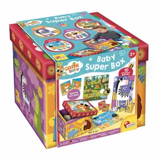 Carotina Baby - Super box kolekcja 10 gier Lisciani - zabawka - Gry planszowe - miniaturka - grafika 1