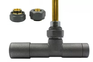 Zawór jednootworowy regulacyjny UNICO grafit strukturalny lewy Pex - Zawory i kraniki Zawór jednootworowy regulacyjny UNICO grafit strukturalny lewy Pex - Zawory i kraniki - miniaturka - grafika 1