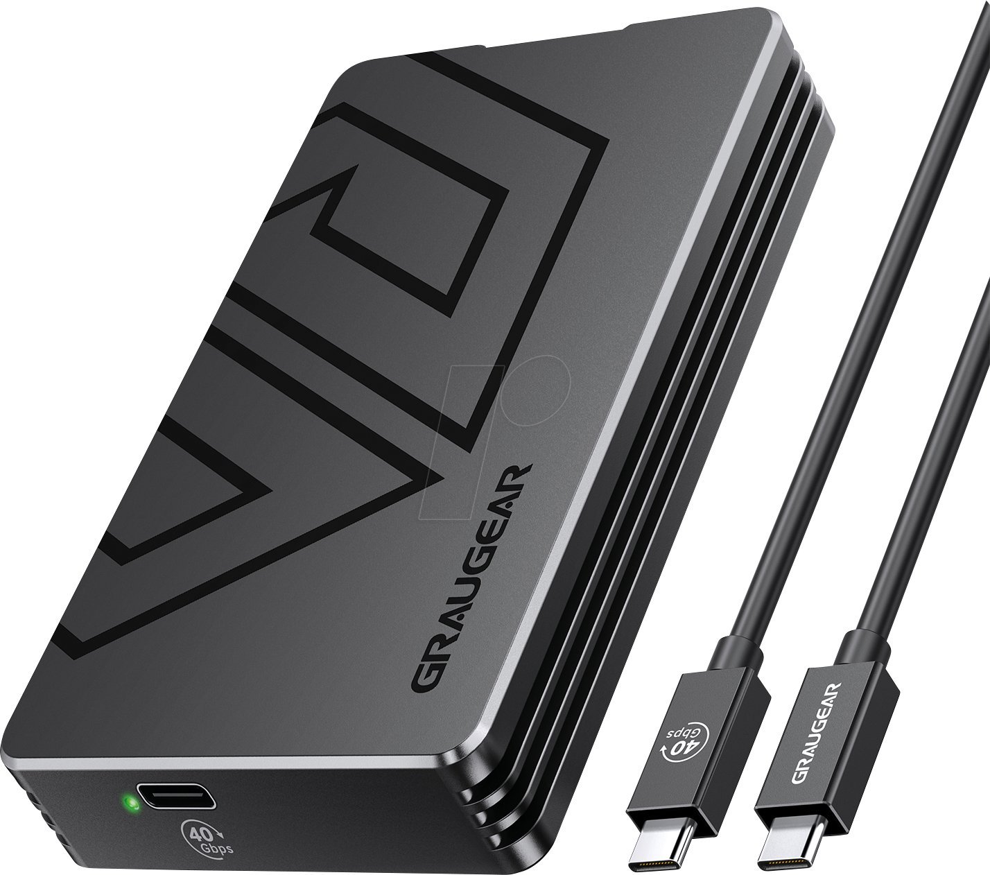 Graugear GRAUGEAR externes M.2-SSD-Gehäuse mit PCIe 4.0 USB-C G-M2U4-40G01