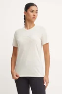 Koszulki sportowe damskie - Salewa t-shirt sportowy Eagle Poem kolor beżowy 00.0000028913 - miniaturka - grafika 1