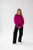 Swetry damskie - Sweter Cashmere Hug Magenta - miniaturka - grafika 1