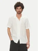 Koszule męskie - Calvin Klein Koszula K10K114197 Écru Regular Fit - miniaturka - grafika 1