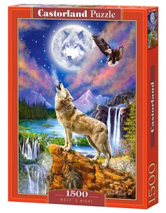 Castorland Puzzle 1500 Wolf's Night - Puzzle - miniaturka - grafika 1