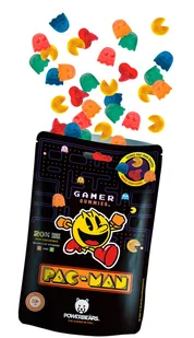 PAC-MAN OWOCOWE ŻELKI GAMER GUMMIES W KSZTAŁCIE POSTACI Z GRY WZBOGACONE WITAMINAMI 125G - Żelki - miniaturka - grafika 1