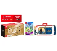 Konsole Nintendo - Nintendo Switch Lite Hyrule Edition + NS Online 365dni + Expansion Pack +Etui PDP + The Legend of Zelda Echoes of Wisdom - miniaturka - grafika 1