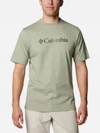 Koszulki męskie - Columbia CSC Basic Logo SS Tee 1680053354 Zielone M - miniaturka - grafika 1