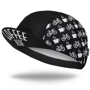 Czapeczka Bawełniana Rowerowa Pod Kask Unisex Luxa Coffee Ride Black - Pozostała odzież dla rowerzystów - miniaturka - grafika 1