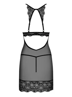 Koszulka Renelia + stringi GRATIS!!! Czarny (Rozmiar L/XL) - Piżamy damskie - miniaturka - grafika 4