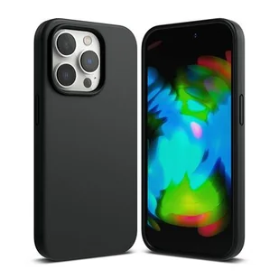 Etui RINGKE Silicone do Apple iPhone 14 Pro Max Czarny - Etui i futerały do telefonów - miniaturka - grafika 1