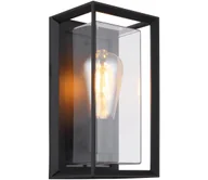 Lampy ogrodowe - Globo 31982S - Kinkiet zewnętrzny LOGANA 1xE27/60W/230V IP44 czarny - miniaturka - grafika 1