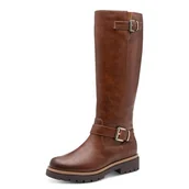 Kozaki damskie - Marco Tozzi Damskie 2-26616-45 modne kozaki, koniak, 39 EU, koniak, 39 EU - miniaturka - grafika 1