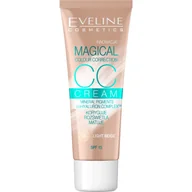 Podkłady do twarzy - Eveline Fluid Magical CC Cream nr 50 Jasny Beż 30ml KOLOROWKA - miniaturka - grafika 1