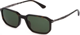 Okulary POLICE SPLF67-550722. Okulary przeciwsłoneczne, Kolor brązowy. Mężczyzna. - Okulary przeciwsłoneczne - miniaturka - grafika 1
