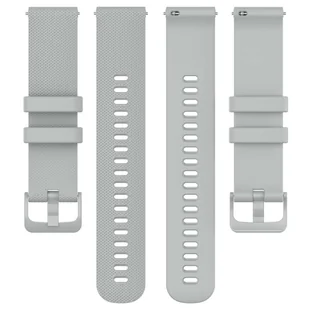 Pasek uniwersalny Alogy Strap z klamrą na smartwatch zegarek 18mm szary - Akcesoria do smartwatchy - miniaturka - grafika 4