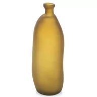 Wazony i flakony - Wazon butelka szklana oliwkowa 35 cm - miniaturka - grafika 1