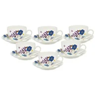 Serwisy do kawy i herbaty - Serwis kawowy porcelanowy AMBITION Fiori 6 osób (12 elementów) - miniaturka - grafika 1