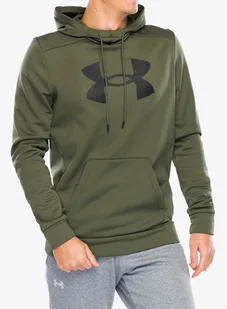 Bluza z kapturem Under Armour Armour Fleece Big Logo Hoodie - marine od green/black - Bluzy sportowe męskie - miniaturka - grafika 1