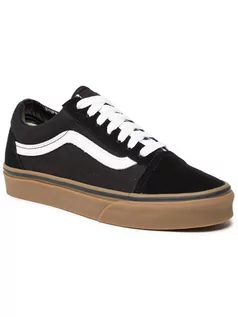 Trampki damskie - Vans Tenisówki Old Skool VN0001R1GI61 Czarny - grafika 1