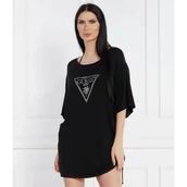 Sukienki - Guess Swimwear T-shirt Coulisse | Relaxed fit - miniaturka - grafika 1